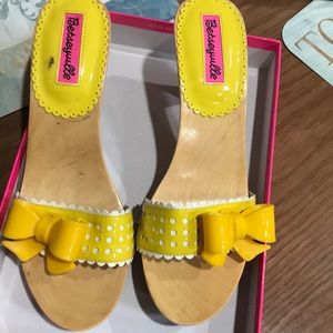 Betseyville wooden heels